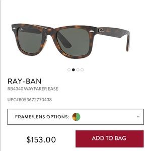 RARE Ray Ban Sunglasses 😎